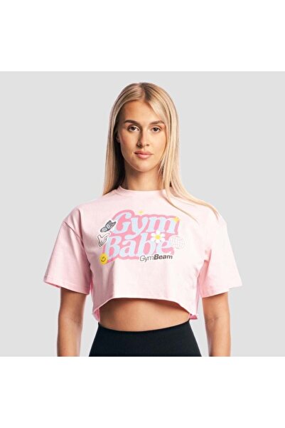 GymBeam Tricou GymBabe pentru femei Cherrybloom