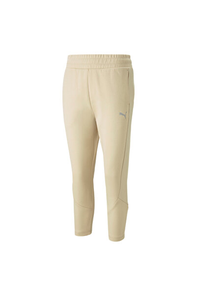 Puma Womens EVOSTRIPE High-Waist Pants - Beige