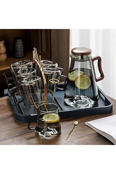 Bottlex Pitcher Household Cold Kettle Set Glass Cold Water Cup