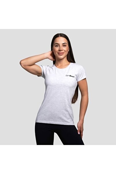 GymBeam Tricou Basic pentru femei, gri melanj
