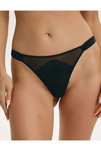 ESOTIQ Women's Thong Briefs Panties Sensual Lingerie with Mesh Details Sexy &...