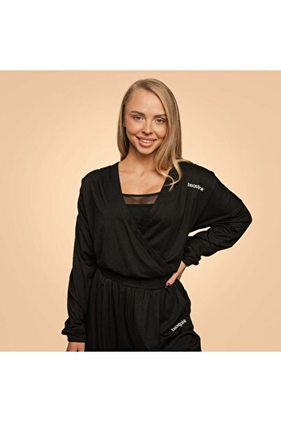 GymBeam Top Breeze negru pentru femei - BeastPink