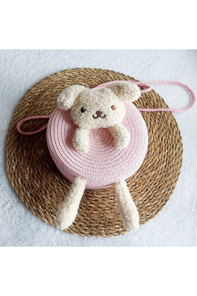 Özeniş Teddy Bear Straw Bag