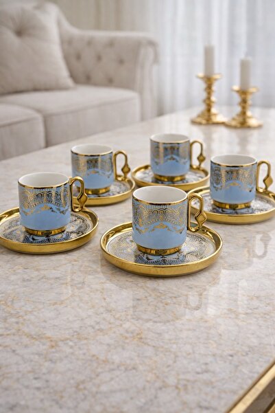 tutku home 6 Kişilik Porselen Fincan Takımı