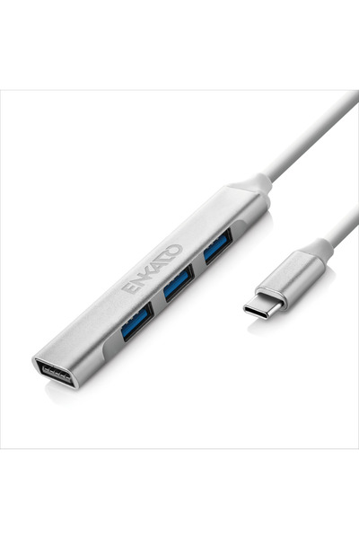 EASERA TİCARET ENKADO EKD-TP50 محول من النوع C إلى 3 منافذ USB 2.0 ومنفذ USB ...