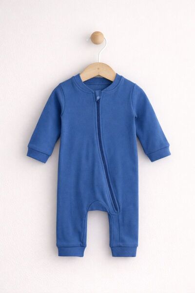 For My Baby Zippered Baby Rompers