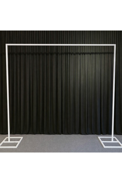 ORGANİZASYON AVM Kare Tag Arka Fon 200x200 cm – Metal – Fırın Boyalı – Demont...