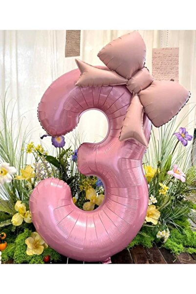 ÇITIPITISTORE Set de 2 folii cu numere și funde roz