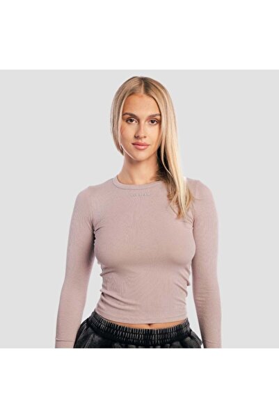 GymBeam Tricou cu mânecă lungă Aura pentru femei, Roux