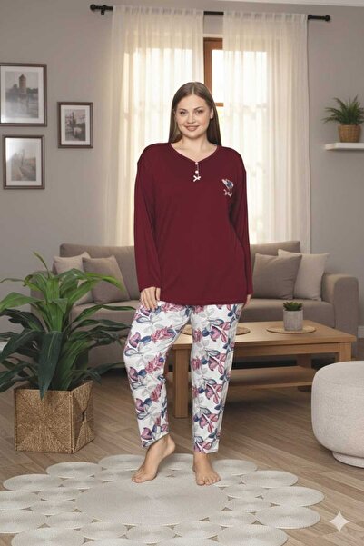 Asel Plus Size Lycra Combed Cotton Pajama Set