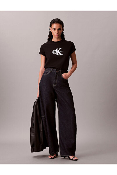 Calvin Klein Γυναικείο μπλουζάκι με κοντό μανίκι με στρογγυλή λαιμόκοψη και κ...