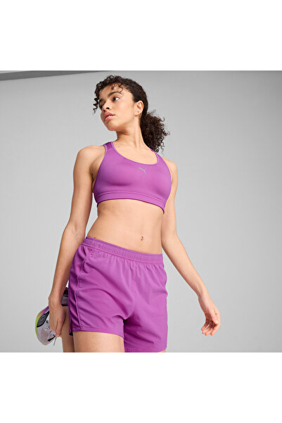 Puma Womens 4KEEPS RUN Sports Bra - Purple