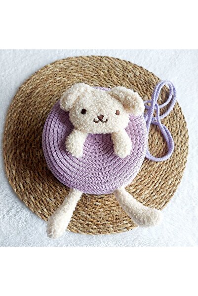 Özeniş Teddy Bear Straw Bag
