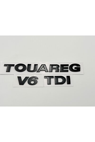 Volkswagen Touareg Set Emblema VW TOUAREG V6 Tdi NEGRU