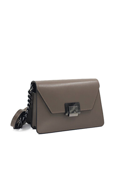 Posete Fagaras Emilia Leather Purse - Brown, Casual Bag Made of Genuine Leath...