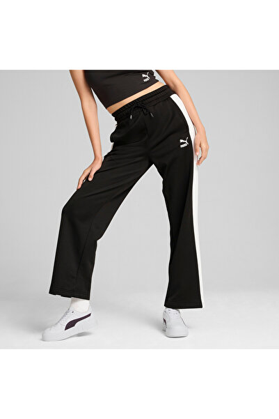 Puma Womens ICONIC T7 Track Pants - Black