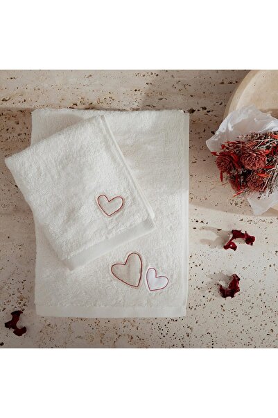 Chakra Fundo Havlu Setı 30x50 Cm Ekru