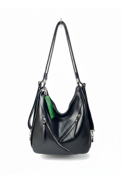 Çanta Trend Soft Faux Leather Large Size Backpack and Shoulder Bag