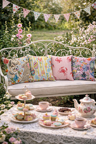 Evdek Double-Sided Printed 4-Piece Throw Pillow Cover 6Eod14