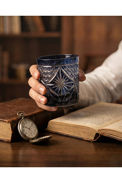 AKDEN STORE Premium 300Cc Set of 6 Handcrafted Water/Whiskey Glasses