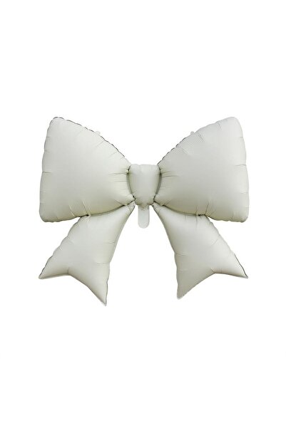 baloanepetrecere.ro Balon folie fundiță cream – 98x75 cm