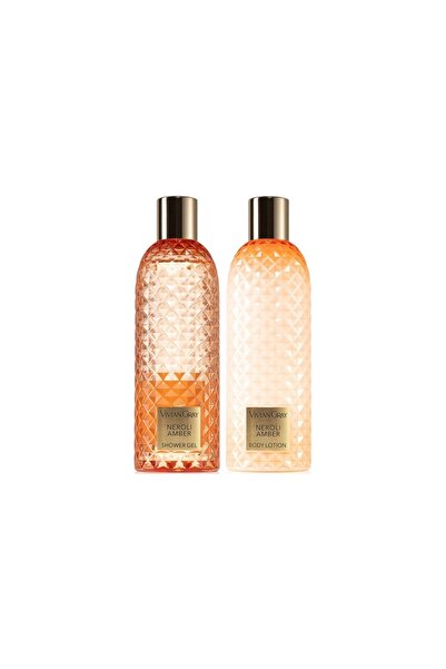 Vivian Gray Set Vivian Gray: Gemstone, Neroli și Amber, Gel de duș, Pentru to...