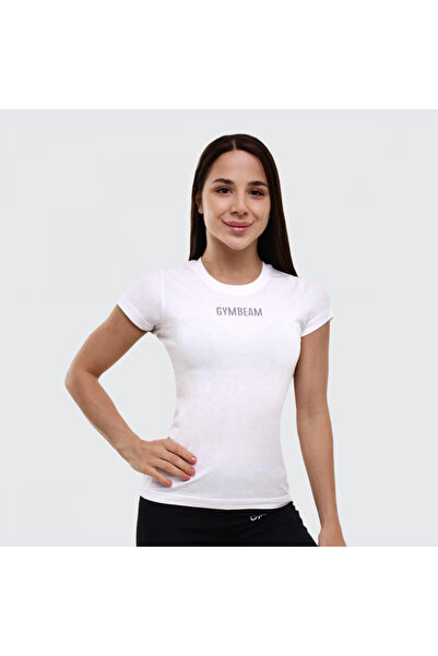 GymBeam Tricou FIT pentru femei, alb