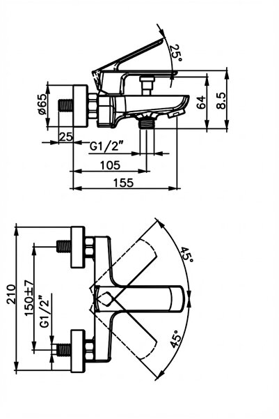Adell Kubo Bathroom Faucet