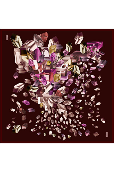 Aker Autumn Winter Season-Silk Crepe Satin Scarf -Sura- 9092701- 341