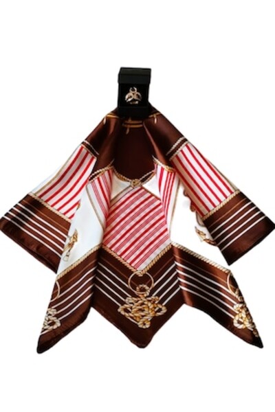 OEM Multicolored Satin Scarf 5