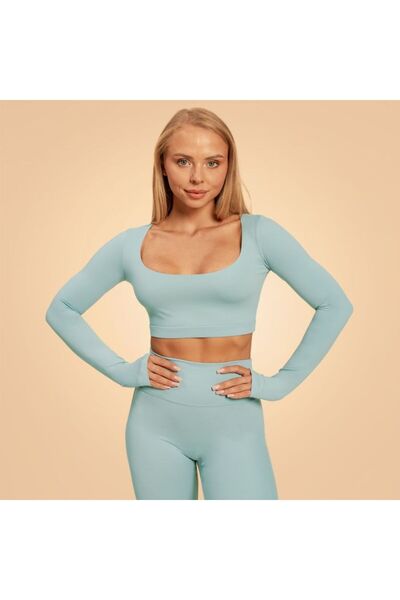 GymBeam Top Sense Sports pentru femei, albastru-sturn - BeastPink