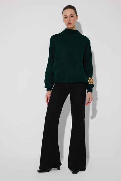 Touché Privé BALLOON SLEEVE KNIT SWEATER