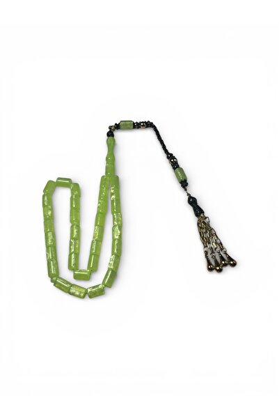 EnazStore Special Neon Color Opal Similarity Cut Model Green Prayer Beads