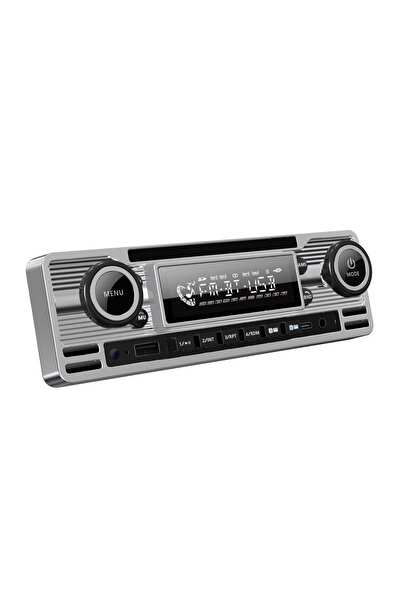 Soundmax SX-MX61CL Retro Stil Gümüş Renk Teyp Bluetooth/USB/AUX/FM/4*50W/MP3