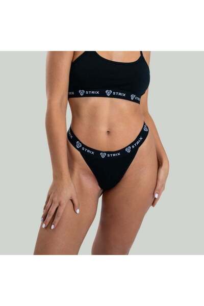 GymBeam Tanga Essential, pachet de 2, neagră - STRIX