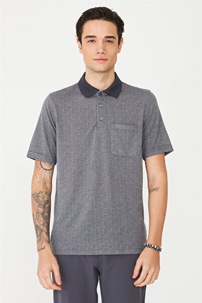 White Stone AnThraciTe Polo Neck T-Shirt