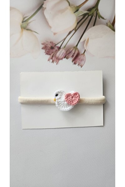 Baby El örgüsü kuş bebek bandana 0-1 yaş Antialerjik