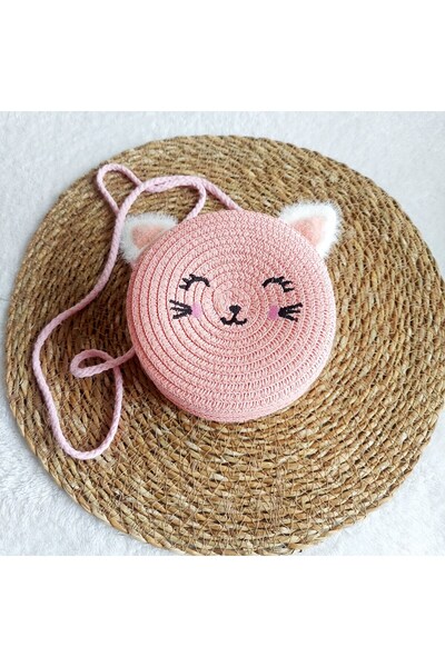 Özeniş Cat Straw Bag