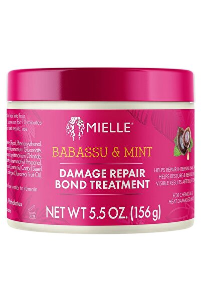 MIELLE قناع الشعر باباسو آند مينت لإصلاح الشعر وتقوية الروابط 156 جرام