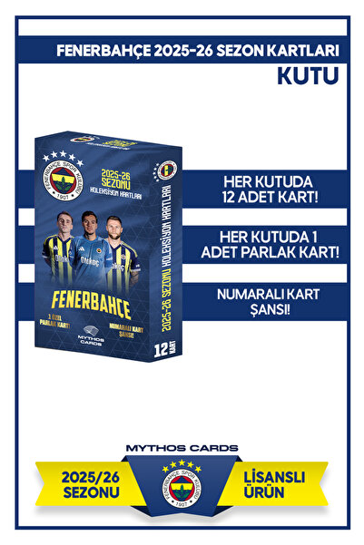 Fenerbahçe 2025-26 SEZON KARTLARI - KUTU