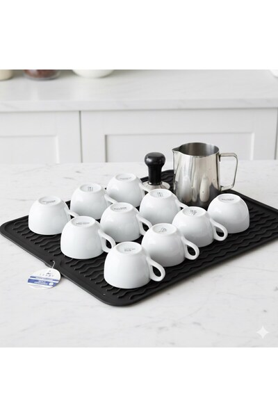 Neler Geldi Neler 40x30 Cm Bar Lastiği Silikon Kahve Makinesi Pedi Tamper Ve ...