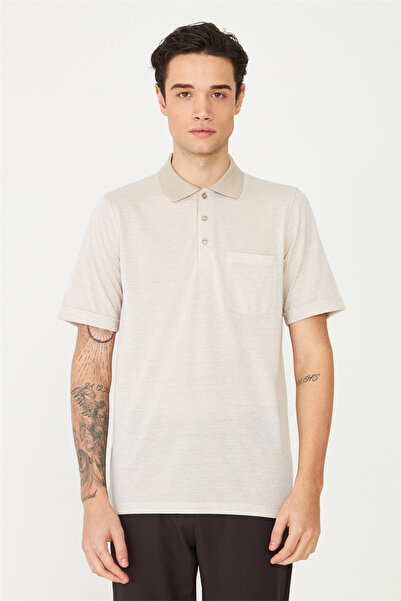 White Stone Stone polo collar t-shirt