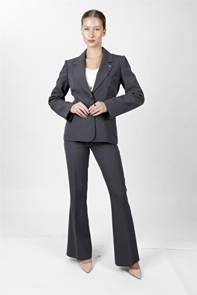 ÖNDER ÖZSOY Jacket with Collar Pockets Modern Jacket & Spanish Style Trousers...