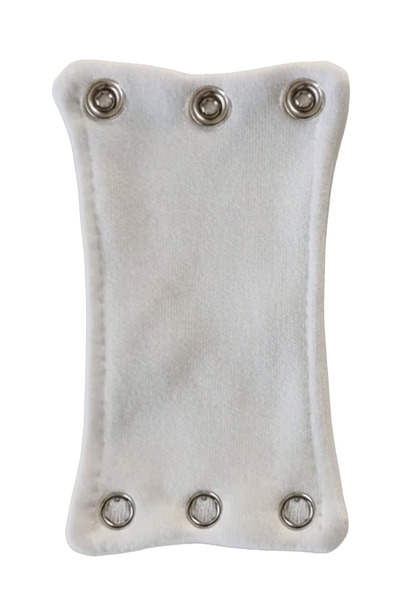 LilJoy Organic Cotton Body Suit Extension Device with 3 Snaps 9.5 mm