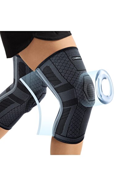 CAMBIVO Orteza Genunchi, Genunchiere Compresive, 2 bucati, Suport Stabilizare...