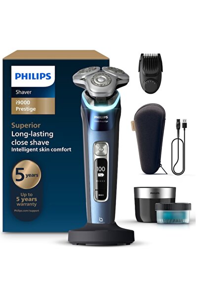 Philips Aparat electric de barbierit i9000 Prestige XP9201/33, Tehnologie Ski...