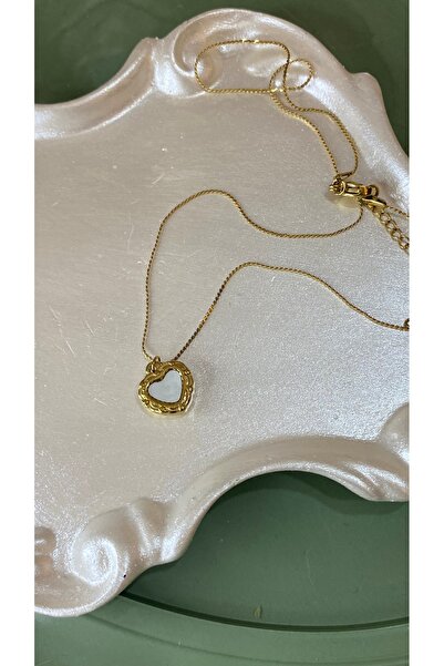 SELUVİA Steel Fine Chain Heart Love Women's Necklace – Stainless Steel, Elega...