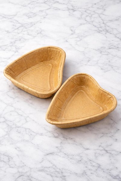 AcarTicaret Kraft Desenli Kare Kağıt Muffin Kek Kapsülü 12 adet