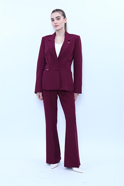 ÖNDER ÖZSOY Jacket with Collar Pockets Modern Jacket & Spanish-Cut Trousers w...