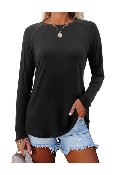 Amoretu Women's blouse, Amoretu, Long sleeve, Round neckline, Soft material, ...